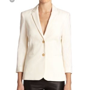 The Row Ivory Schoolboy Jacket SZ 6