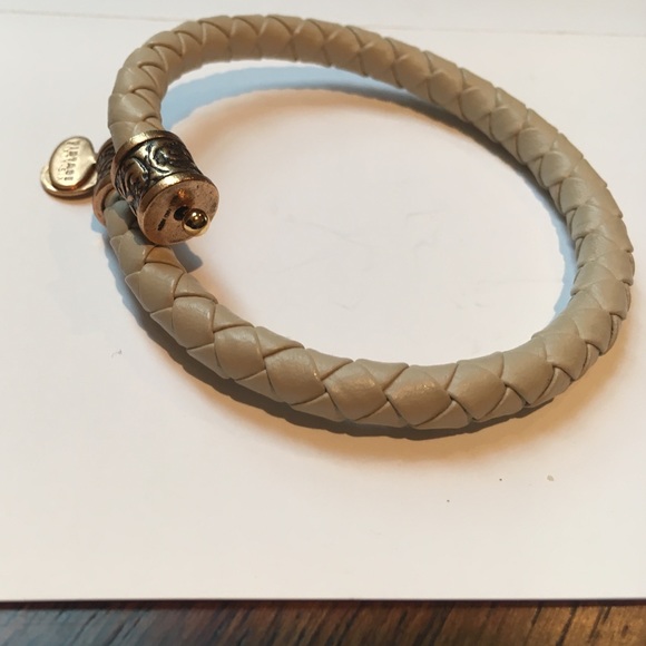 Alex & Ani braided leather wrap bracelet