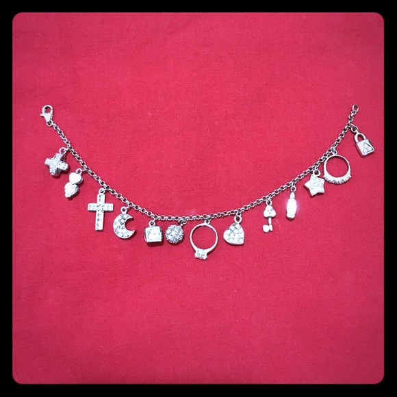 Multi charmed bracelet