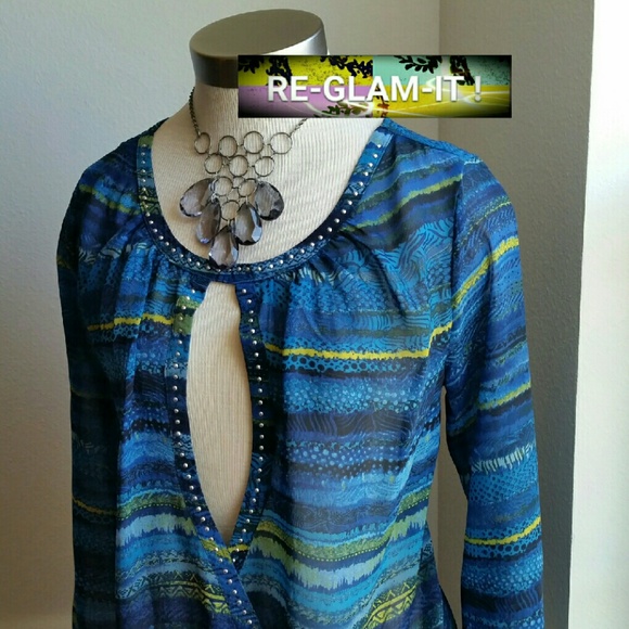 VALERIE STEVENS....BEAUTIFUL BLOUSE. - Picture 2 of 4