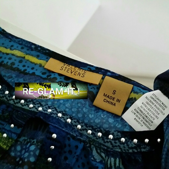 VALERIE STEVENS....BEAUTIFUL BLOUSE. - Picture 4 of 4