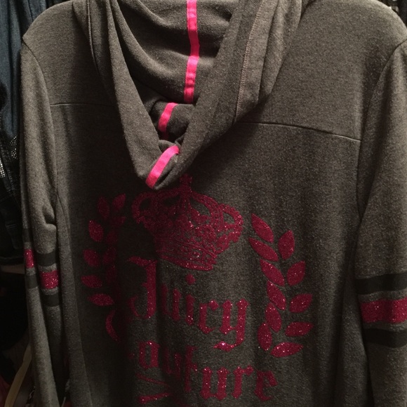 Juicy couture hooded zip up jacket