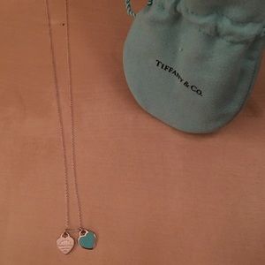 Classic Tiffany Double Heart Tag Pendant