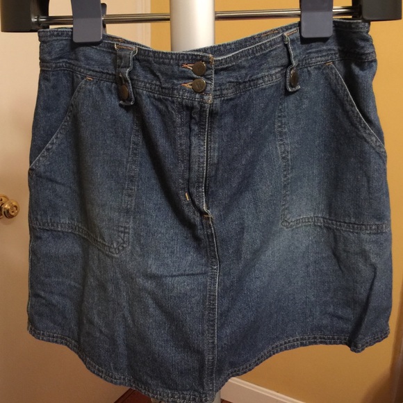 Denim Skort