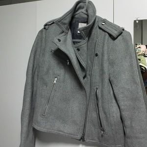 Gap wool biker jacket