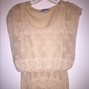 Beautiful cream blouse!