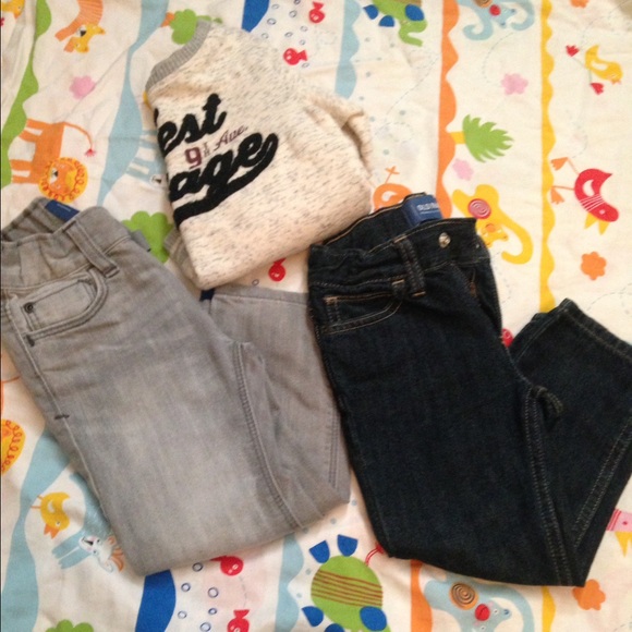 Jeans & sweater bundle 3T