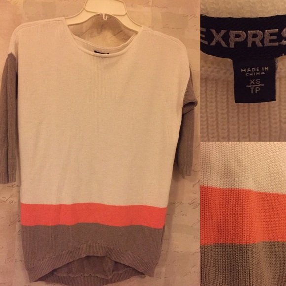Express Colorblock sweater