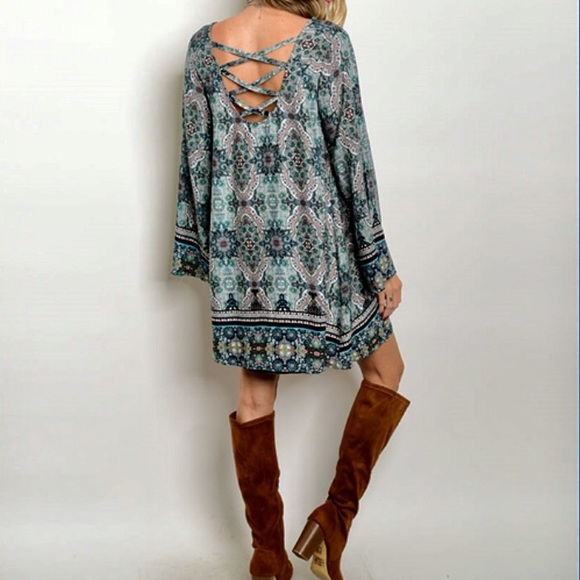 Boho Tunic Dress 🆕 - Picture 3 of 4