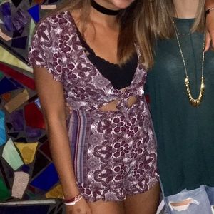 Printed Romper (S)
