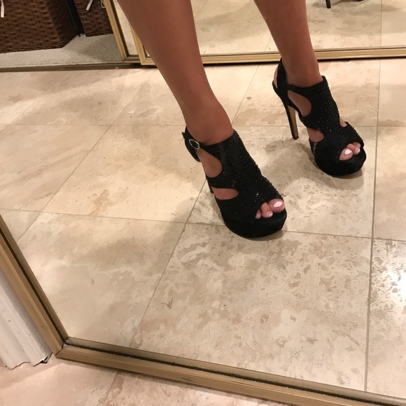 BCBGeneration black studded heels