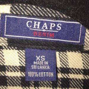 Chaps Zip-up Flannel Jacket