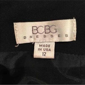 Bcbg black halterneck dress