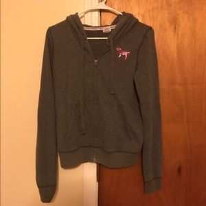 VS PINK full zip bling jacket