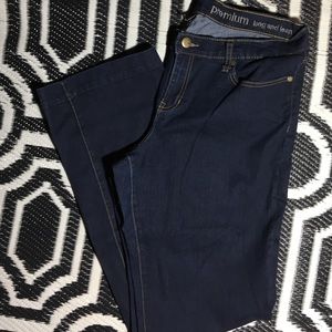 GAP Long and Lean dark blue jeans