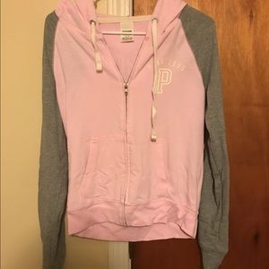 VS PINK full zip jacket