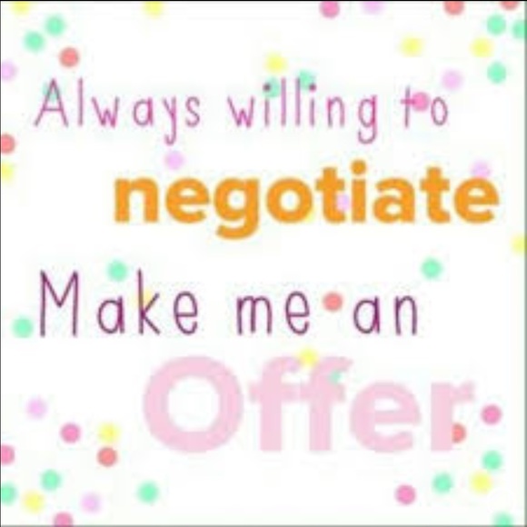 All reasonable offers accepted!