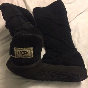 Ugg Boots - knitted black