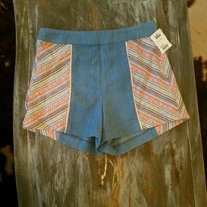 Vintage style high waisted shorts