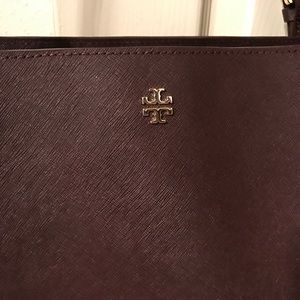 Tory Burch Maroon Tote Bag