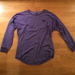 VS Pink Varsity Pullover Crewneck