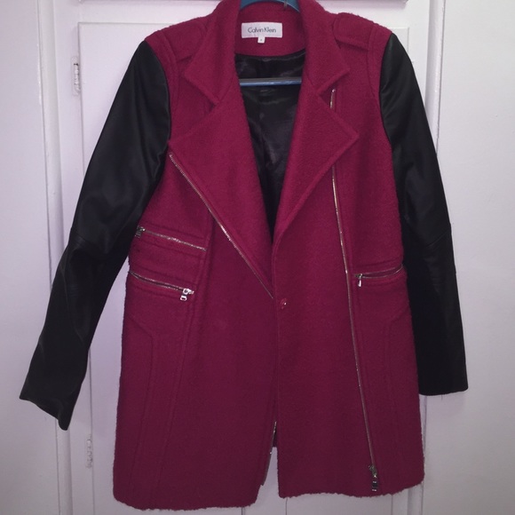 One of a kind - Calvin Klein long Moto jacket