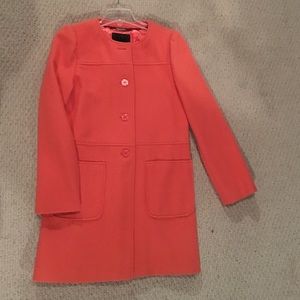 Orange winter coat- worn once!