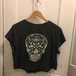 H&M sugar skull t-shirt. original tags, never worn