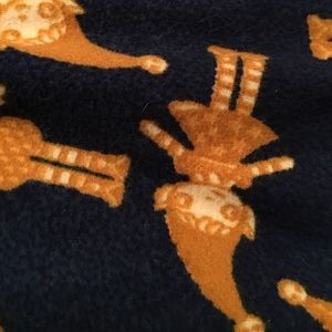 Retired Christmas leggings dark blue and gold