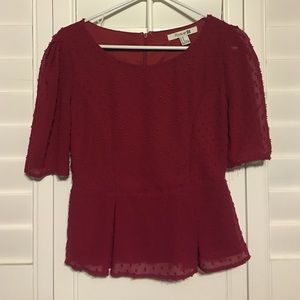 Red holiday top