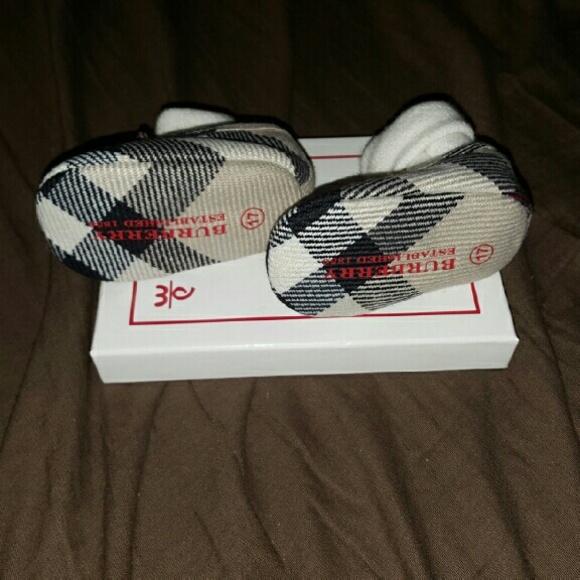Authentic burberry booties brand new