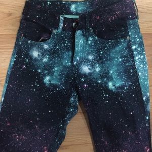 Galaxy Printed Jeans