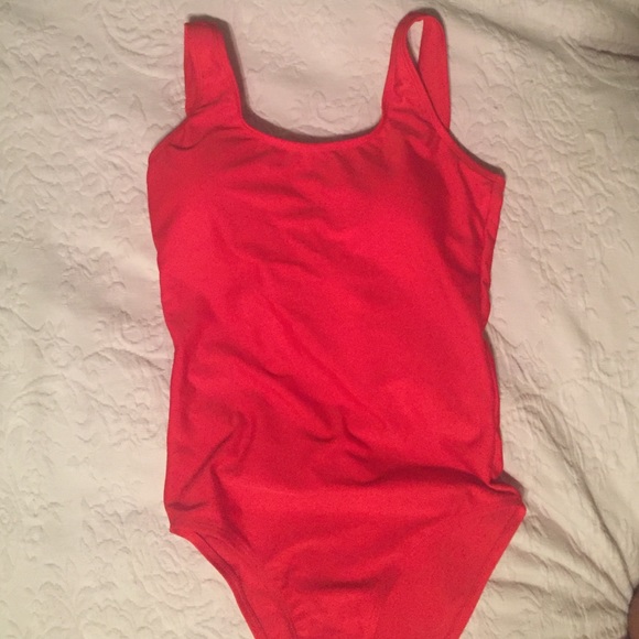 Sexy Red backless one piece Swimsuit