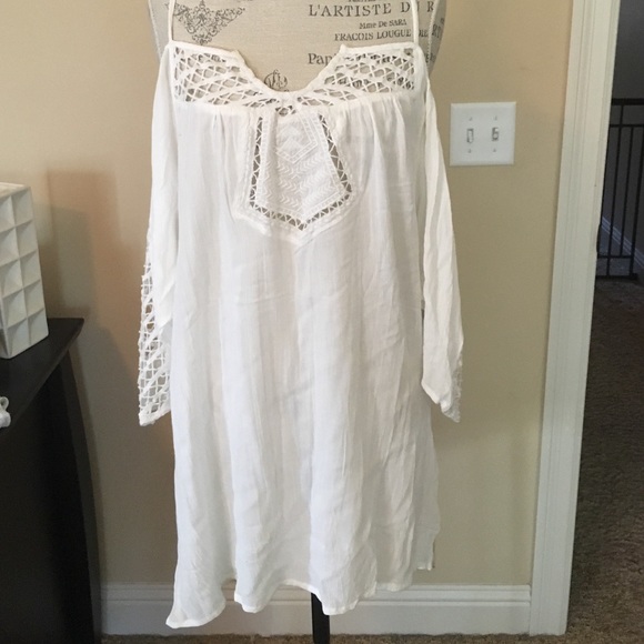 White cotton dress