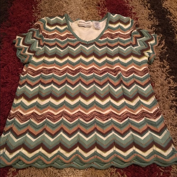 Alfred dunner chevron sweater 🍁🍂