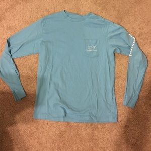 Vineyard vines men's long sleeve whale shirt