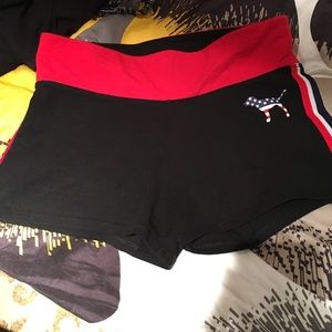PINK yoga shorts