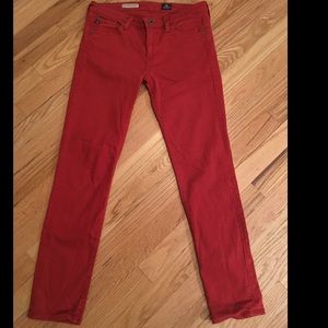 Red AG jeans