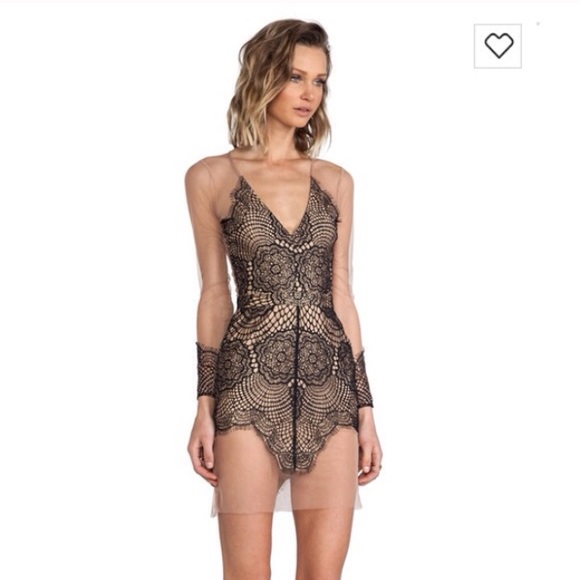 Lace/mesh dress - Picture 4 of 16