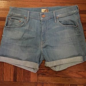 Mother denim shorts