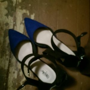 Cobalt Blue Ankle Pumps