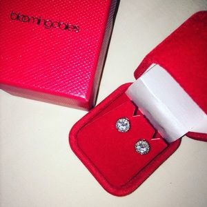 Bloomingdale's diamond holiday earrings