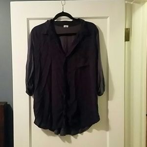 Splendid three - quarter sleeve navy shirt