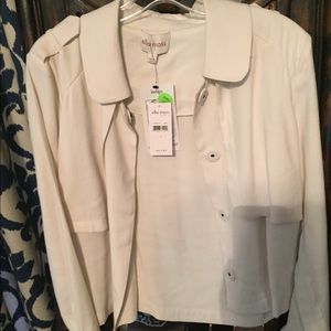 Ella moss white jacket