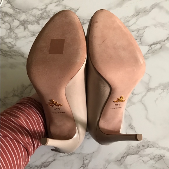 Prada Asymmetric Peep-Toe Booties 💞 39.5 - Picture 5 of 8