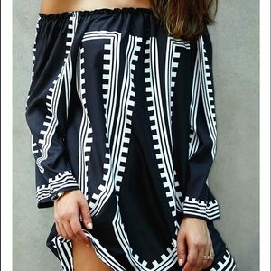 Off the shoulder dress