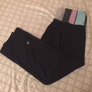 Reversible crop lululemon leggings