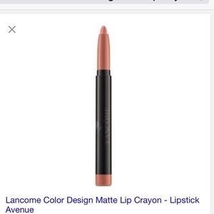 Lancome color design matte lip crayon