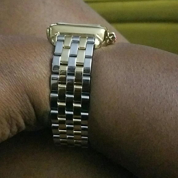 Refurbished Gold Deco diamond markersand gold dial - Picture 2 of 4