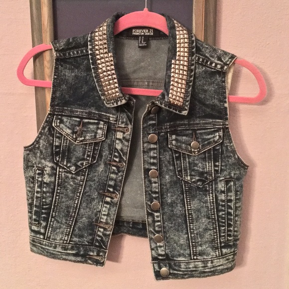 Studded Color Vest
